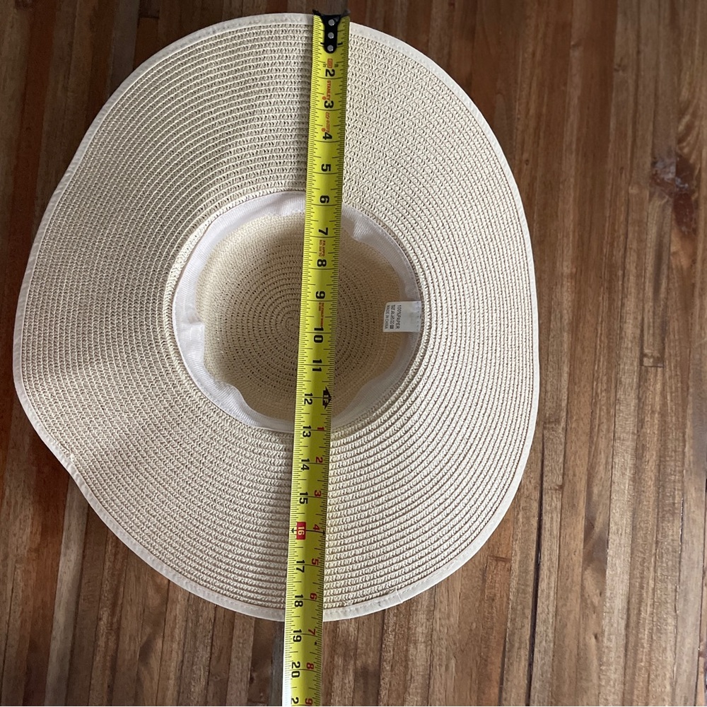 🩷Sale🩷Cream Wide-Brim Hat with Bow - Picture 6 of 6